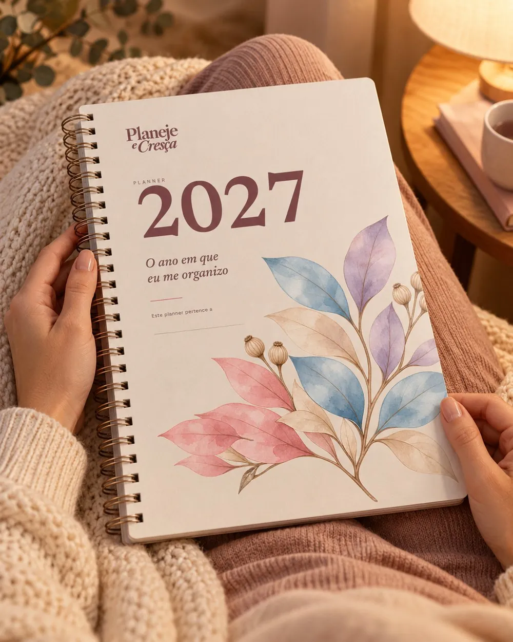 Planner 2027 no colo, num domingo à noite
